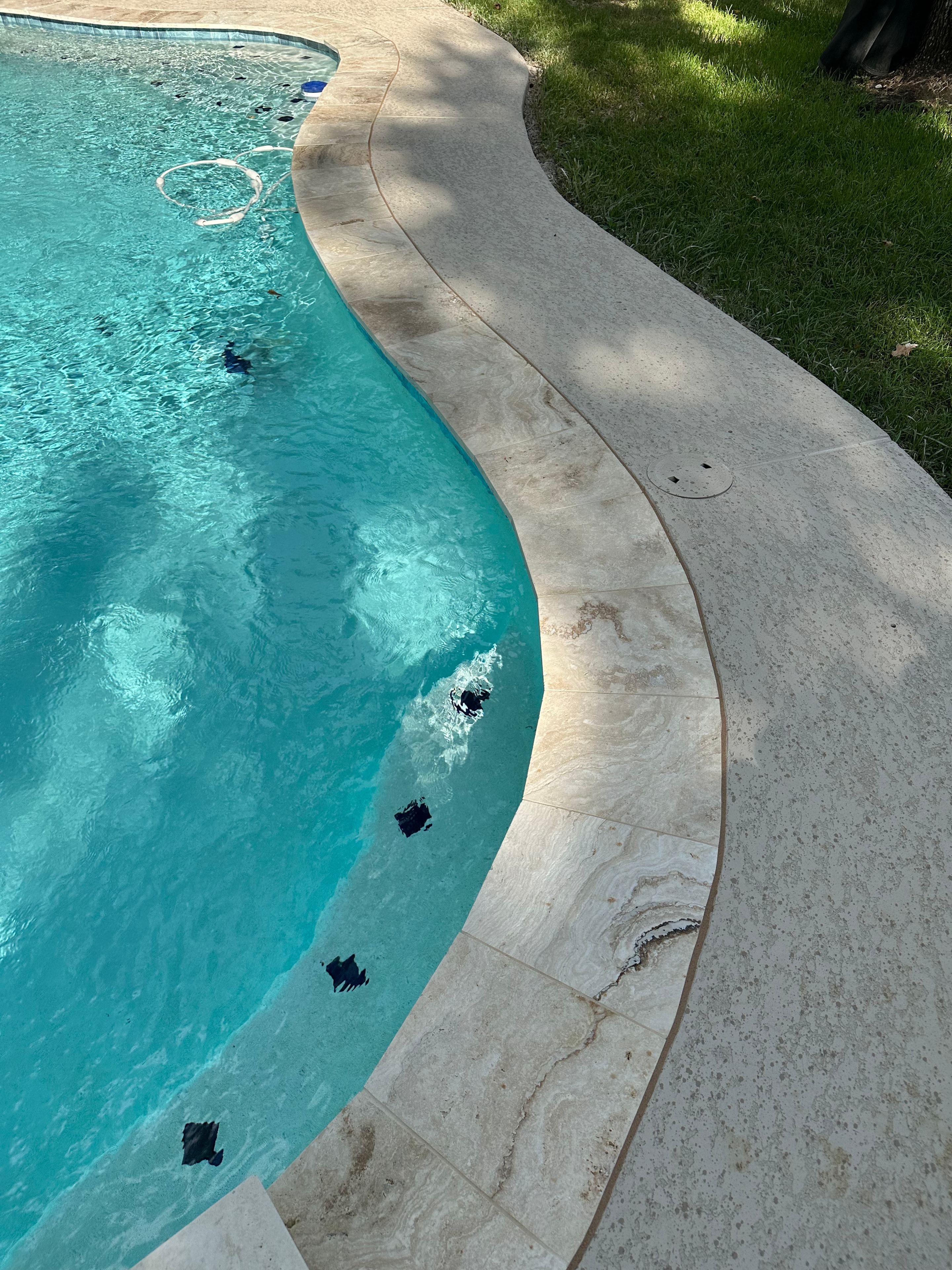 Patio after resurfacing